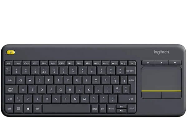 LOGITECH K400 PLUS WIRELESS TOUCH KEYBOARD (Arabic & English Keys)