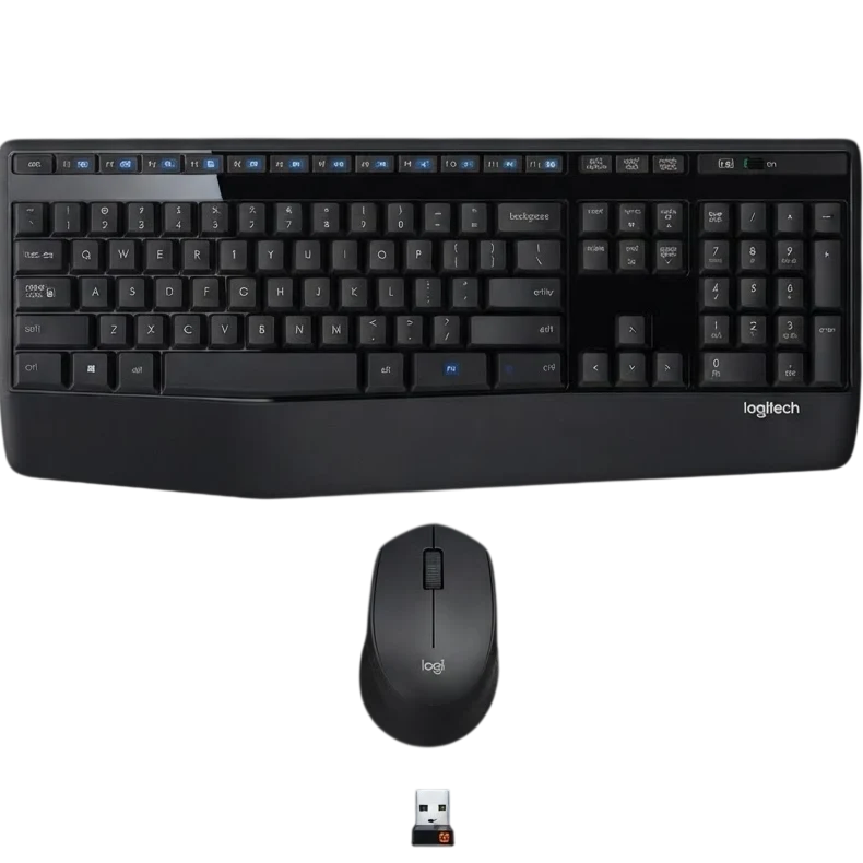 Logitech MK345 WIRELESS KEYBOARD AND MOUSE COMBO (Arabic & English Keys)