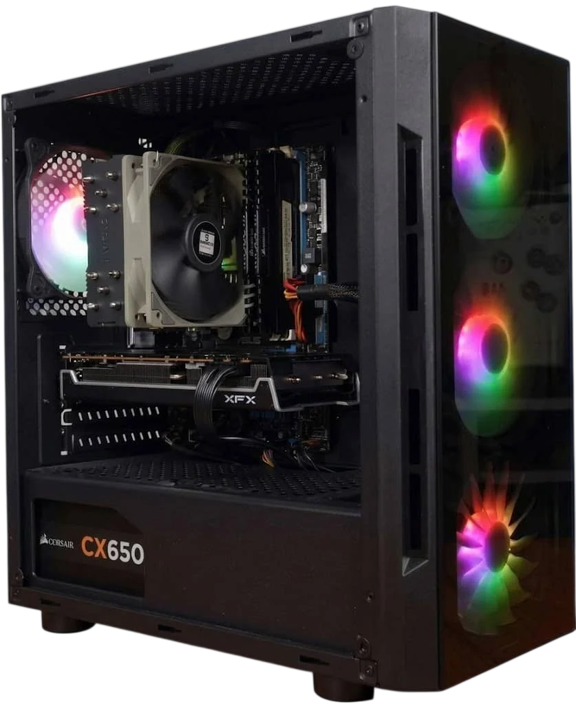 M.B GIGABYTE H610 I3 13100F XFX RX6700 10GB RAM 16GB SSD 512GB