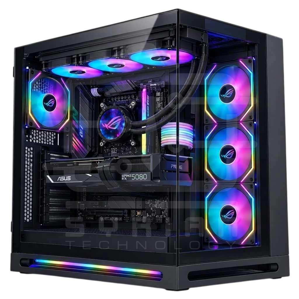M.B ASUS ROG STRIX X870-F GAMING R9 9950X3D ASUS PRIME-RTX 5080-OC 16GB RAM 32GB SSD 1TB