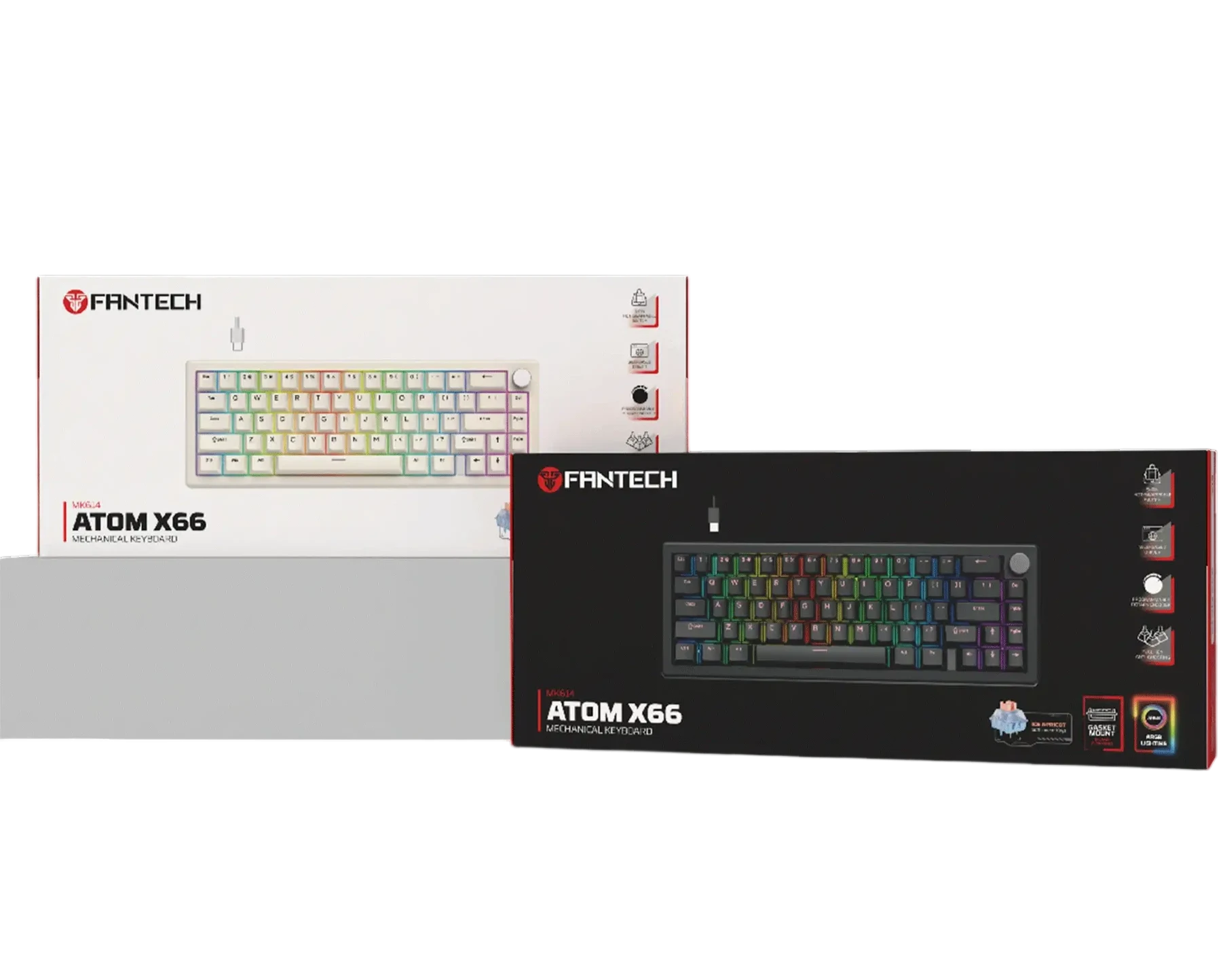 Fantech MK614 ATOM X66 Silicon Gasket Mechanical Gaming Keyboard