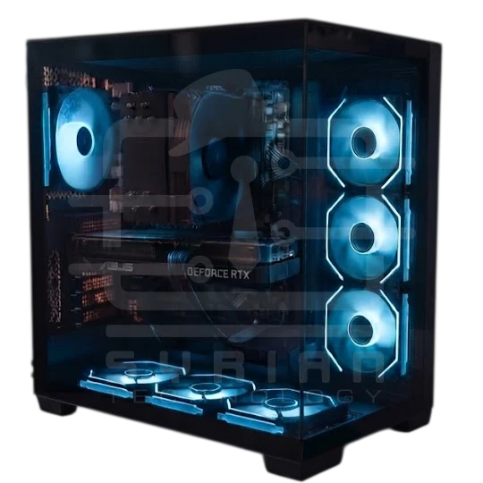 M.B ASUS PRIME A620AM-K Ryzen 5 9600X RTX 5060 Ti 8GB OC RAM 16GB SSD GB