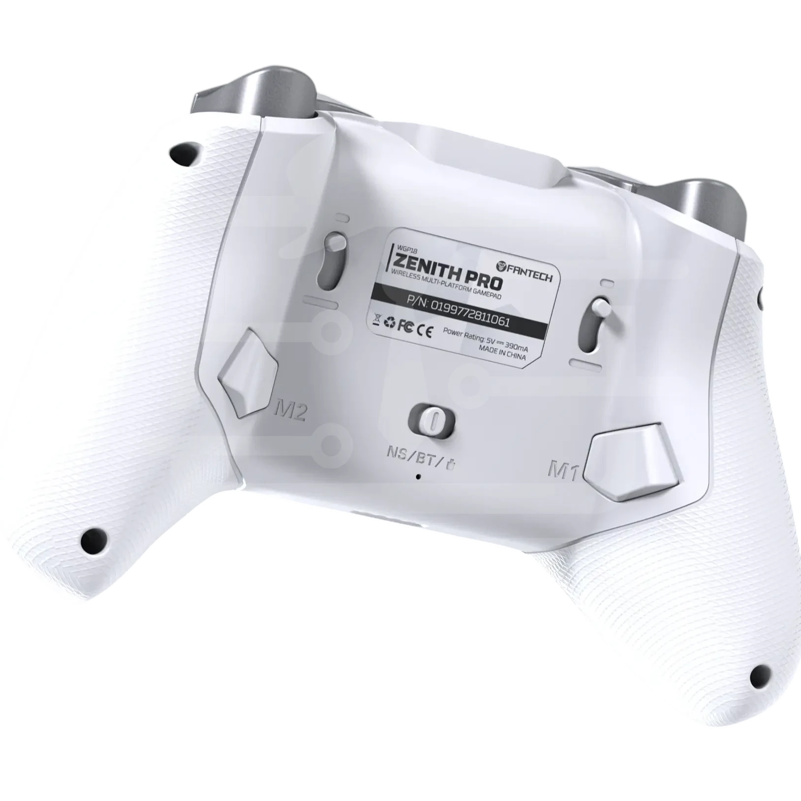 Fantech WGP18 ZENITH PRO Tri-mode Connectivity Timed Macro Hall-Effect RGB Mechanical Gamepad White
