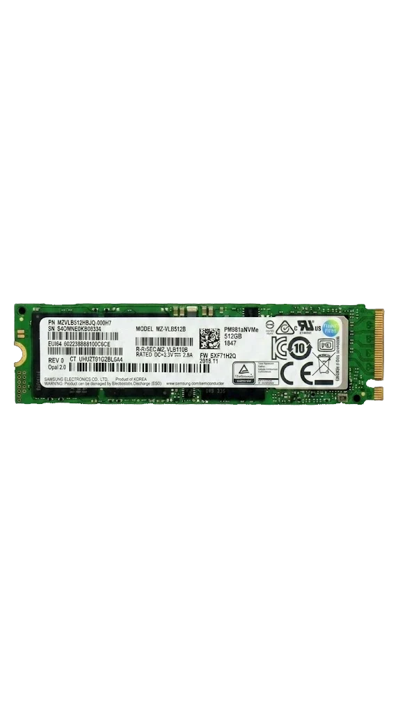 Samsung MZ-VLB512B SSD NVMe LAPTOP HARD