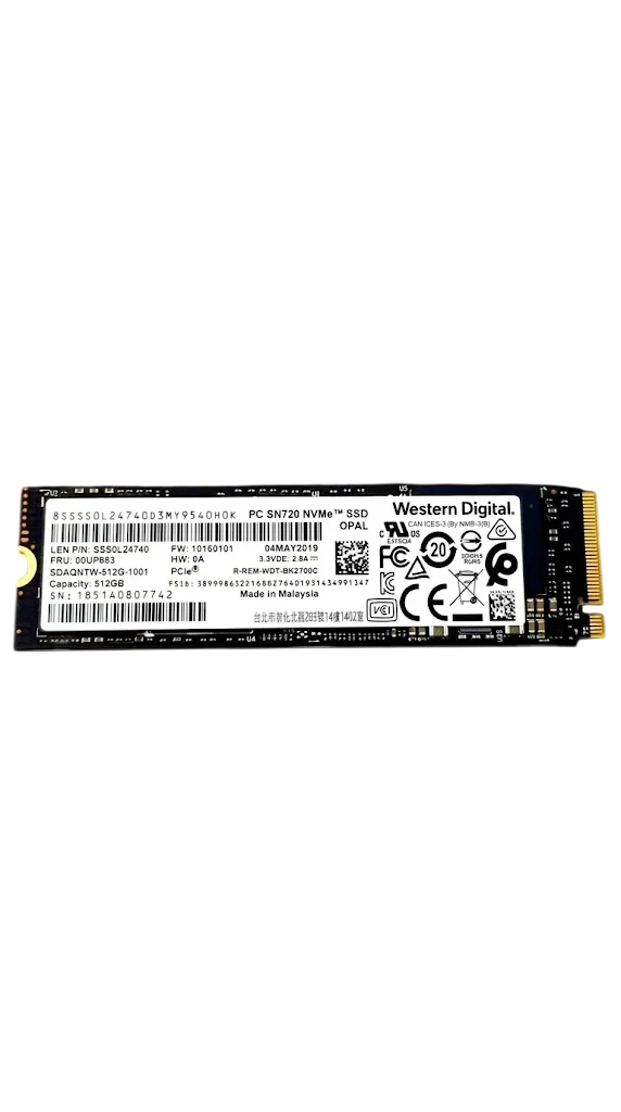 WD SN720 512GB NVMe SSD LAPTOP HARD