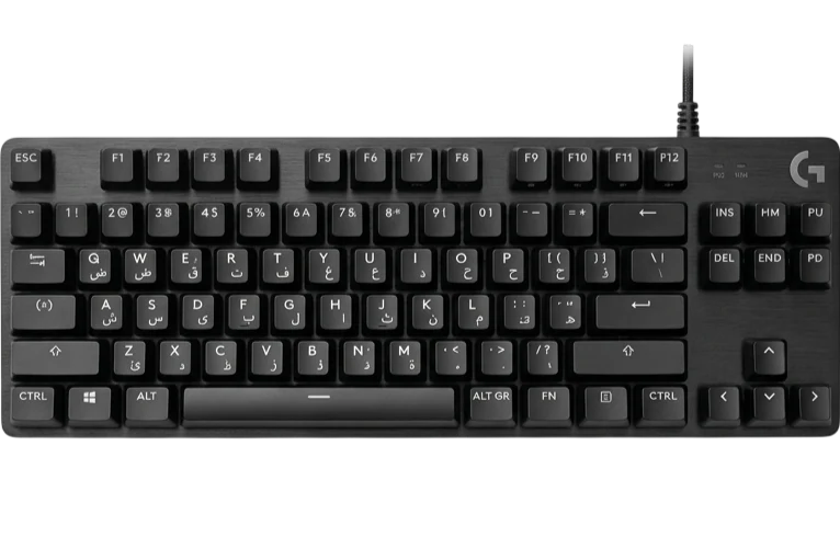 Logitech G413 TKL SE Wired Mechanical Gaming Keyboard - PBT keycaps (Arabic Keys)