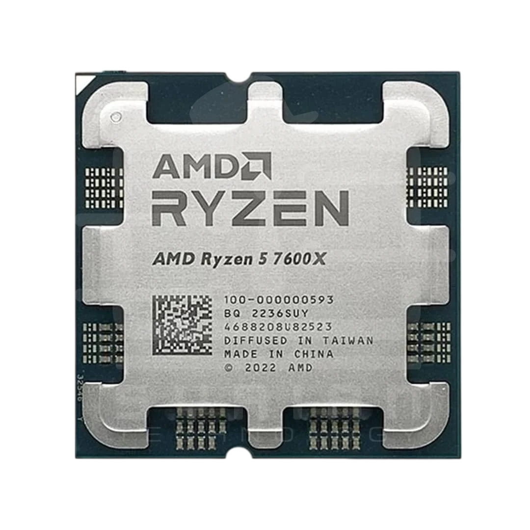 AMD Ryzen 5 7600X, 6C / 12T, up to 5.3GHz, 38MB Cache, TDP 105W, WOF