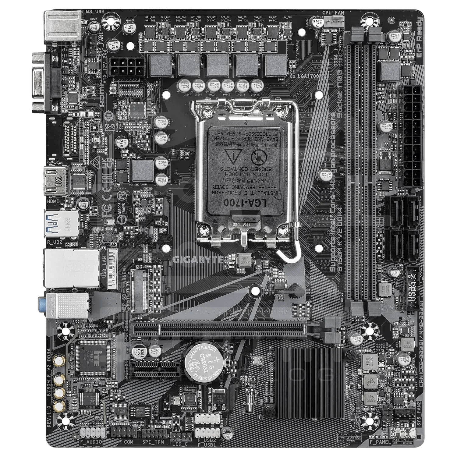 M.B GIGABYTE B760M K V2 DDR4