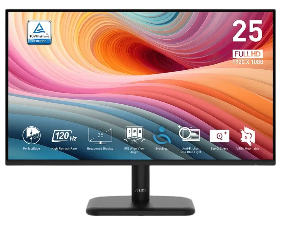 Msi PRO MP251L E2 25-inch FHD IPS 120Hz 1ms Business Monitor
