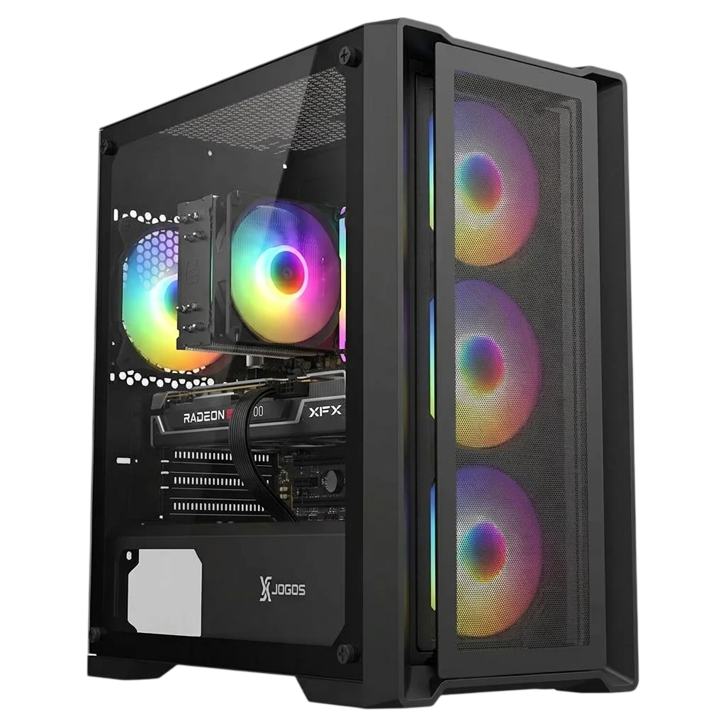 M.B ASUS PRIME A620 RYZEN 5 8400F XFX RX6700 10GB RAM 16GB  SSD 512GB