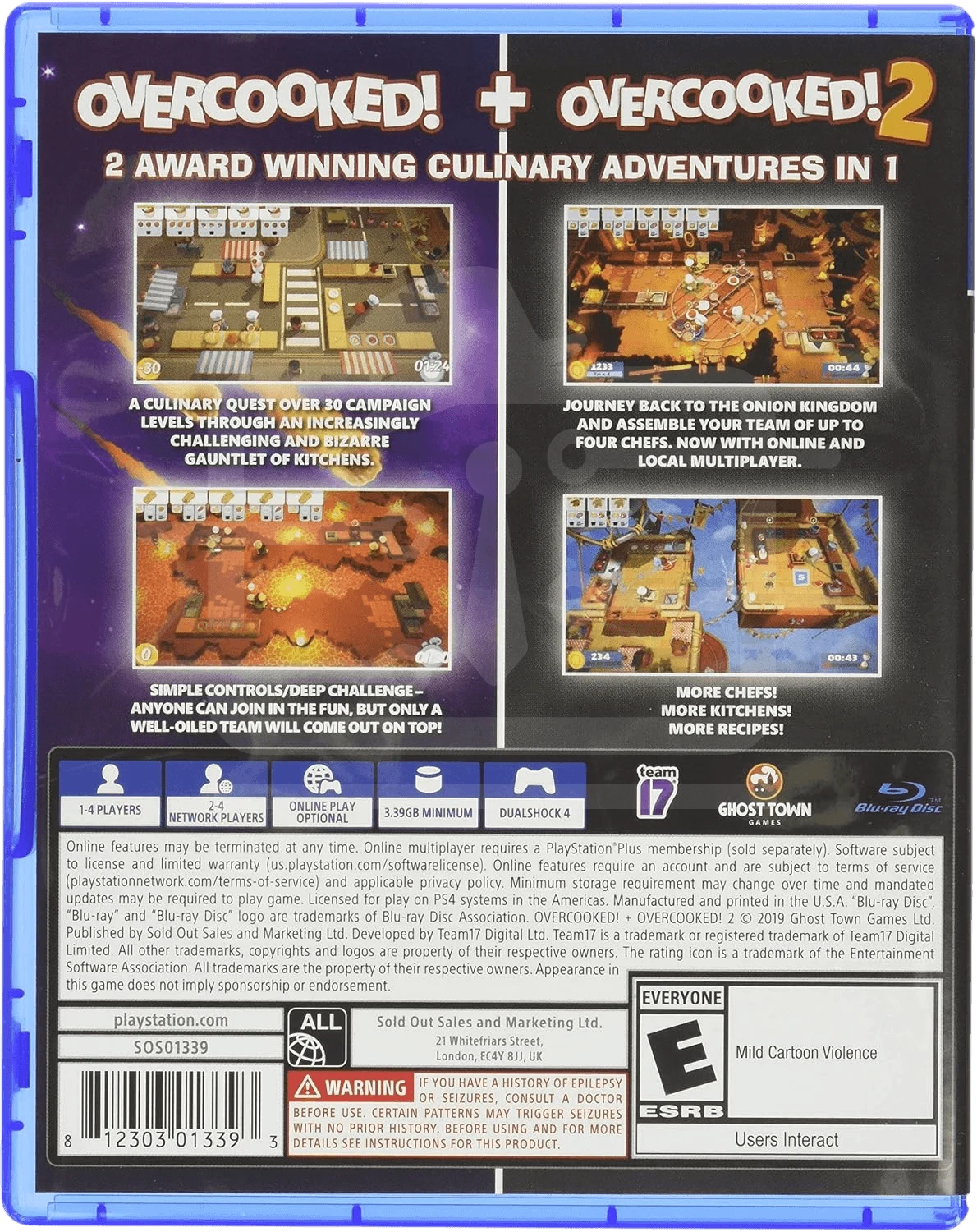 Overcooked! + Overcooked! 2 PS4