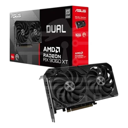 ASUS Dual Radeon RX 9060 XT 16GB GDDR6 Graphics Card