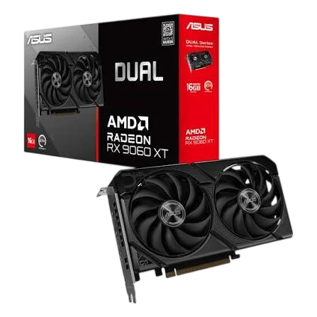 ASUS Dual Radeon RX 9060 XT 16GB GDDR6 Graphics Card