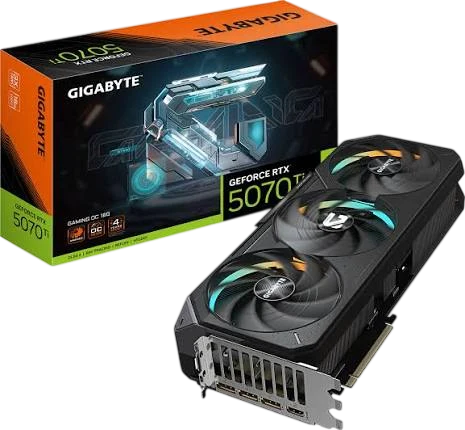 GIGABYTE GeForce RTX 5070 Ti GAMING OC 16GB GDDR7 Graphics Card